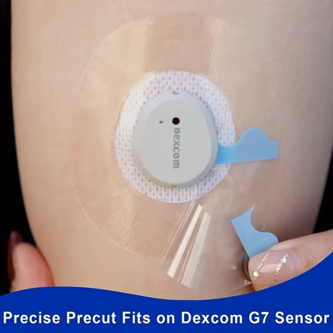 Прозрачные пластыри для сенсоров Dexcom G7, набор из 20 шт. 