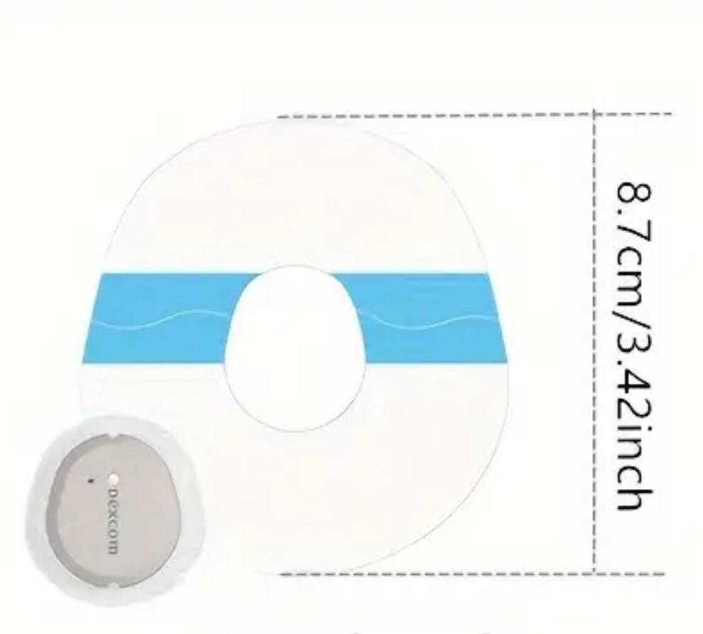 Прозрачные пластыри для сенсоров Dexcom G7, набор из 20 шт. 