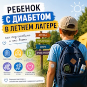 Ребенок с диабетом в летнем лагере