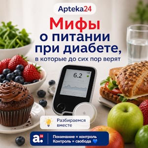 Мифы о питании при диабете, в которые до сих пор верят